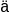 ASCII character as image